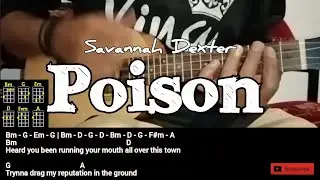 Savannah Dexter - Poison Chords and Lyrics