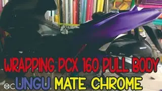 WRAPPING STICKER PCX 160 UNGU MATE CHROME