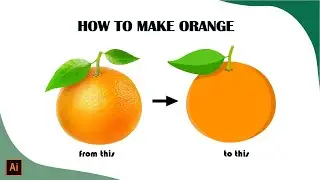 Beginner Tutorial: Cara Membuat Illustrasi Orange/Jeruk | How To Illustrate Orange