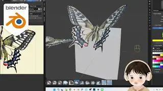 Blender: Detailed Texture Painting Tutorial for Butterflies (Swallowtail)