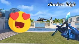 🩵Butterfly «Dragon Glass» + Gloves «Shatter» 🩵 STANDOFF 2