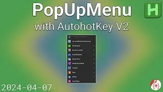 AutoHotkey Version 2 PopUpMenu