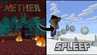 I Turned the Entire Nether into a Spleef Game!