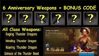 Drakensang Online - 6 ANNI WEAPONS - ALL CLASSES + BONUS CODE - Dracanian Anniversary #viralvideo