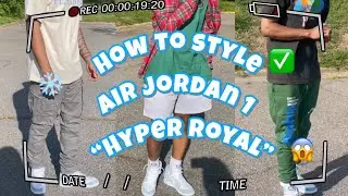 HOW TO STYLE: AIR JORDAN 1 “Hyper Royal” ‼️