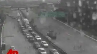 Raw Video: Moments After Bridge Collapse