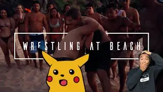 Wrestling at  Waimea Bay (Half Nude In Hawaii!) - VLOG