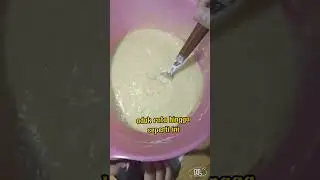 Bolu Kukus Pisang Takaran Gelas & pake garpu aja, No Mixer #short #cooking #cake