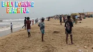 Early morning beach fun .#trending