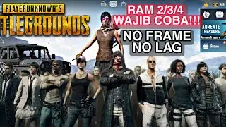 TIPS BUAT HP RAM 2/3/4 MAIN PUBG LANCAR NO LAG NO FRAME | PUBG MOBILE
