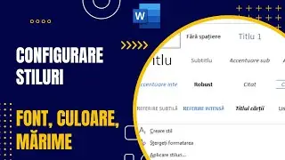 Configurarea stilurilor