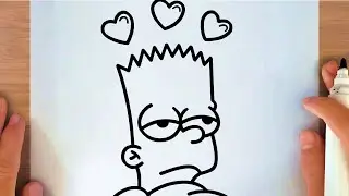 HOW TO DRAW BART SIMPSON