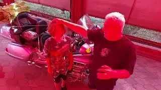 посвящение в байкеры сына #байкер #путешествия  #семья