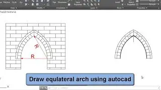 Draw equlateral arch