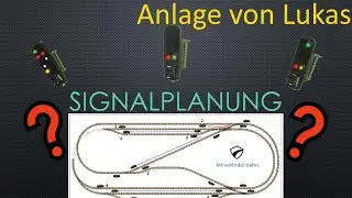 signal planning on the scale h0 model railroad from Lukas #16