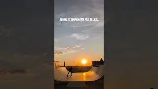 Surfskate during the sunset at Tempelhofer Feld #sidewalksandskeletons #surfskate #tempelhof