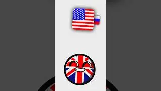 Team USA vs Team Russia part2 #countryballs