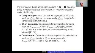 Terence Tao - Higher Order Fourier Uniformity of Bounded Multiplicative Functions in Short Intervals
