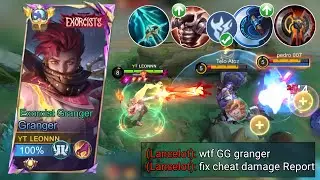 33 KILL + SAVAGE GRANGER NEW JUNGLER BUILD & EMBLEM TO 1 SHOT DELETE!!☠️ (enemy report me😭)