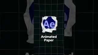 Así haces este EFECTO DE PAPEL sin USAR NINGUNA APLICACIÓN #aftereffects