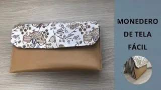Hacer un monedero de tela muy fácil