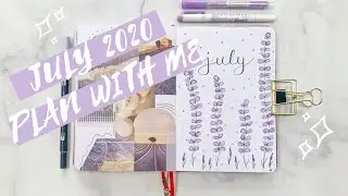 PLAN WITH ME | July 2020 Bullet Journal Set Up