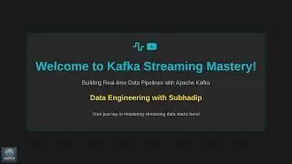 Kafka Streaming Mastery: Building Real-time Data Pipelines!