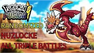 How I Beat The TRIPLE BATTLE ONLY Randomized Nuzlocke Pokemon Infinite Fusions