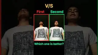 Choose one!| Which one is better?| First or second? 