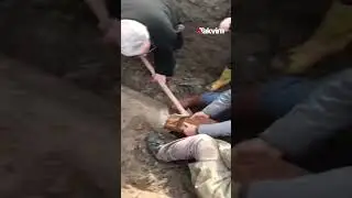 Tıkanan su borusundan öyle bir şey çıktı ki... Köylüler şaştı kaldı: 