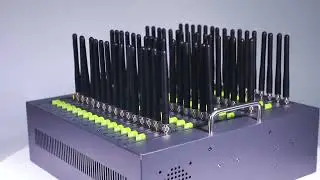 GSM Gateway 64 Ports 2G/4G SMS Modem Bulk SMS Sender Machine Support IMEI Change