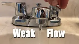 Sink faucet barely flowing | Galvanized pipe woes