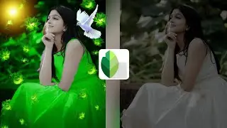 Snapseed Realistuc Background Colour Change Tricks | Snapseed Face Smooth Editing Tutorial