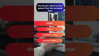 How do you reboot a Linux system from the command line? 