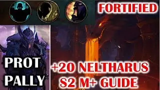WOW DRAGONFLIGHT FORTIFIED +20 NELTHARUS (NELT) SEASON 2 MYTHIC PLUS GUIDE PALADIN TANK POV