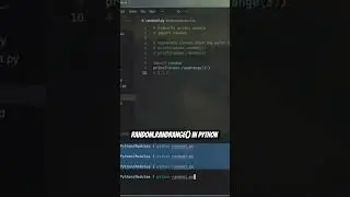 Random.randrange() in python 