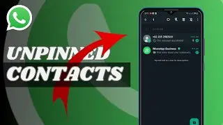How To Unpinned Chats On WhatsApp
