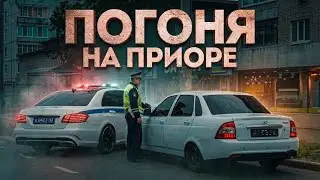😱 ЖЕСТЬ! ПОГОНЯ НА ПРИОРЕ ФУЛЛ УПРАВЛЕНИЕ в МТА ПРОВИНЦИИ