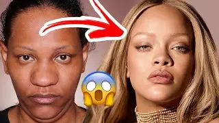 Makeup Transformation Rihanna Cirugía Plástica 😳 