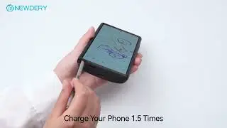 NEWDERY Portable Battery Case for Galaxy S24 Ultra 5G 6.8