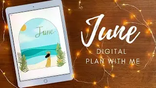 JUNE 2021 Bullet Journal Setup | Digital Plan With Me | GoodNotes5 & Procreate