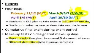 Course overview and syllabus highlights 2019 spring