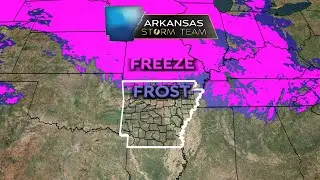SOUTHERN FROST!?! Here's when parts of Arkansas could drop below freezing!