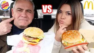 New Burger King BIG KING VS McDonalds BIG MAC