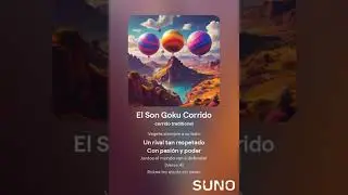 Quería hacer el corrido de Son Goku y me salió esta versión (Vuela Alto Goku) [Country Rock] Suno AI