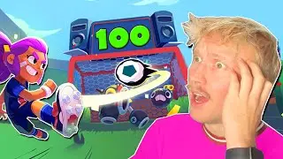 Pelasin *100* RÄHINÄPALLO peliä ⚽ | Montako TROPHYA sain?! 🏆 | Brawl Stars Suomi
