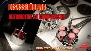 What's inside the automotive AC compressor #Car AC compressor parting # NPR 400 AC compressor issues