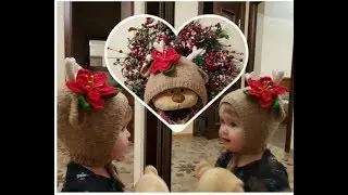 Мастер класс Шапочка рождественского олененка,  2 часть