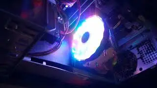 Отличный китайский ВАРИАНТ RGB светодиодный кулер для процессора 2 тепловых вентилятора кулер 120 мм