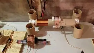 Pt 22 TMT Tesla Magnifying Transmitter: Mini 3 coil variation and 50W Halogen